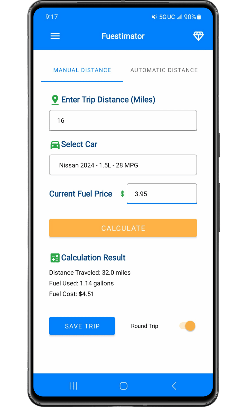 Calculation Screen